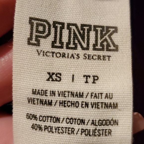 SALE** VS PINK Maroon & Gold sequin t-shirt - Picture 7 of 7